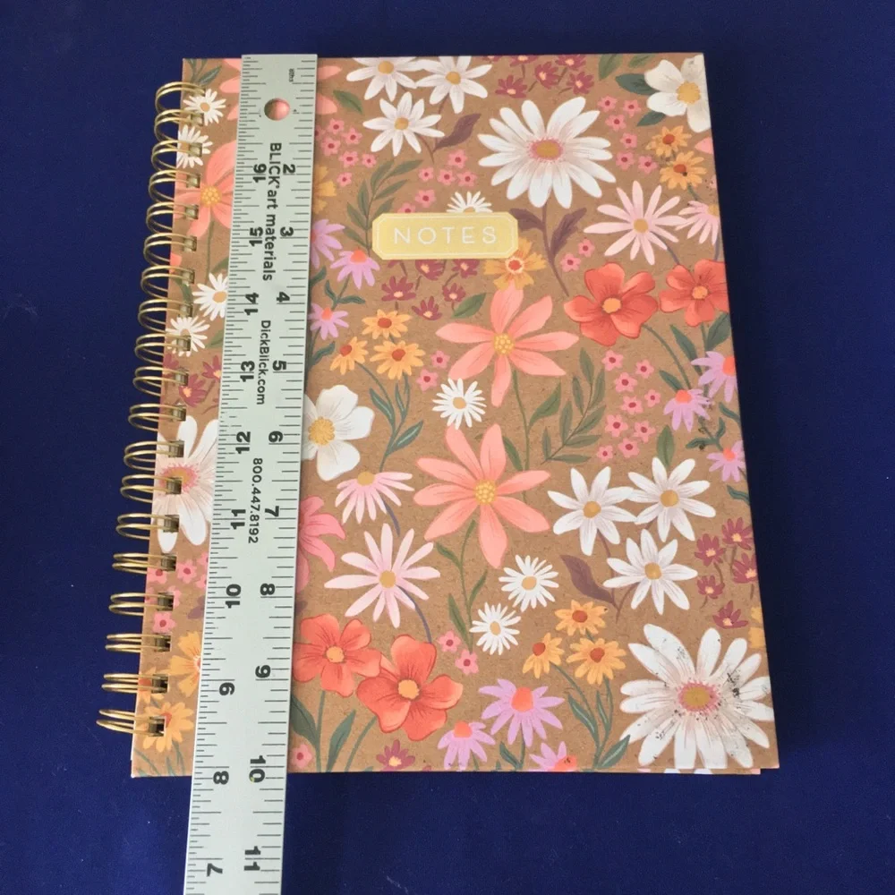 Clementine Spiral Notebook ~ Wild Flowers